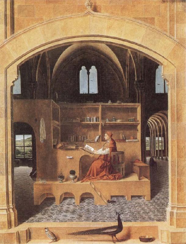 Antonello da Messina St Jerome in His Study